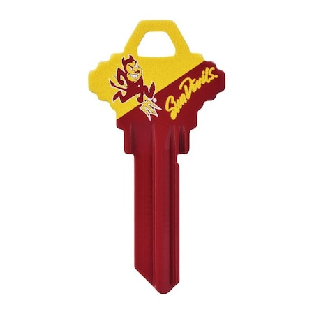 Hillman HILLMAN NCAA Arizona State Sundevils House/Office Key Blank 68 SC1 Single For Schlage Locks 89965